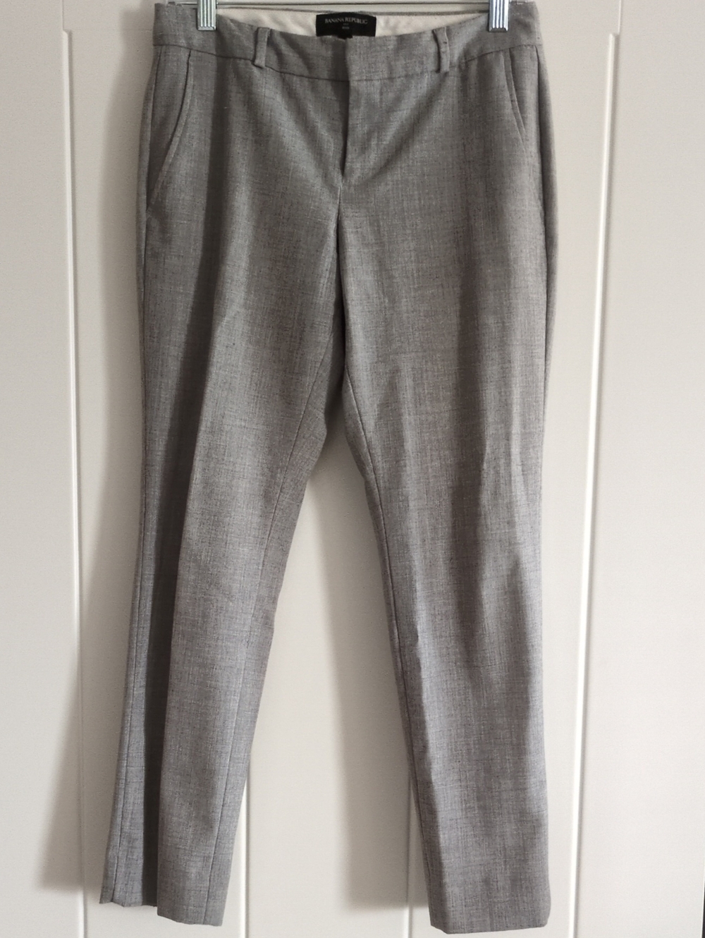 Banana Republic Ryan Gray Ankle Dress Pants Size 2P Petite